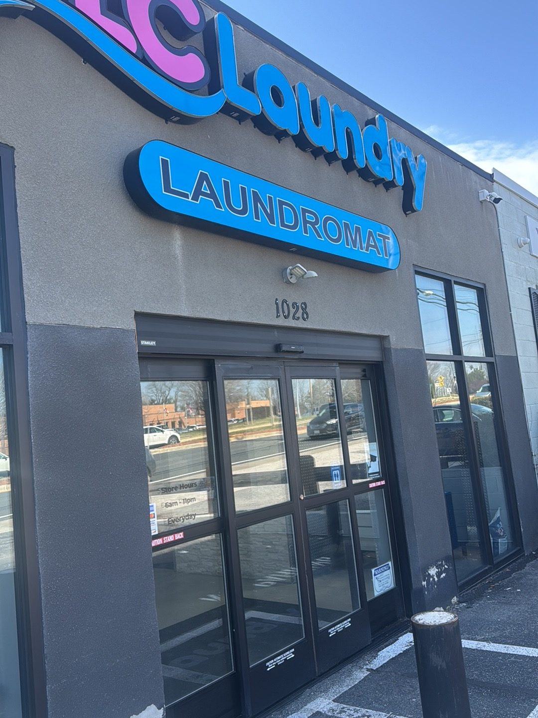 The TLC Laundry storefront at 1028 York Road in Towson, Maryland